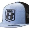 R Country Men's Big R Blue Heather/Black 5 Panel Trucker Cap