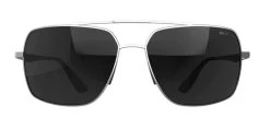 Bex Sunglasses Wing In Matte Silver Gray