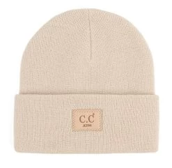 C.C Beanie Girls Classic Beige Beanie