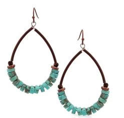 Montana Silversmiths Swim The Sea Turquoise Attitude Earrings