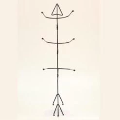 M&F - Arrow 3-Tier Cowboy Hat Wall Rack - Black