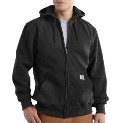 Carhartt Mens Rain Defender Paxton Heavyweight Hooded Zip-Front Sweatshirt