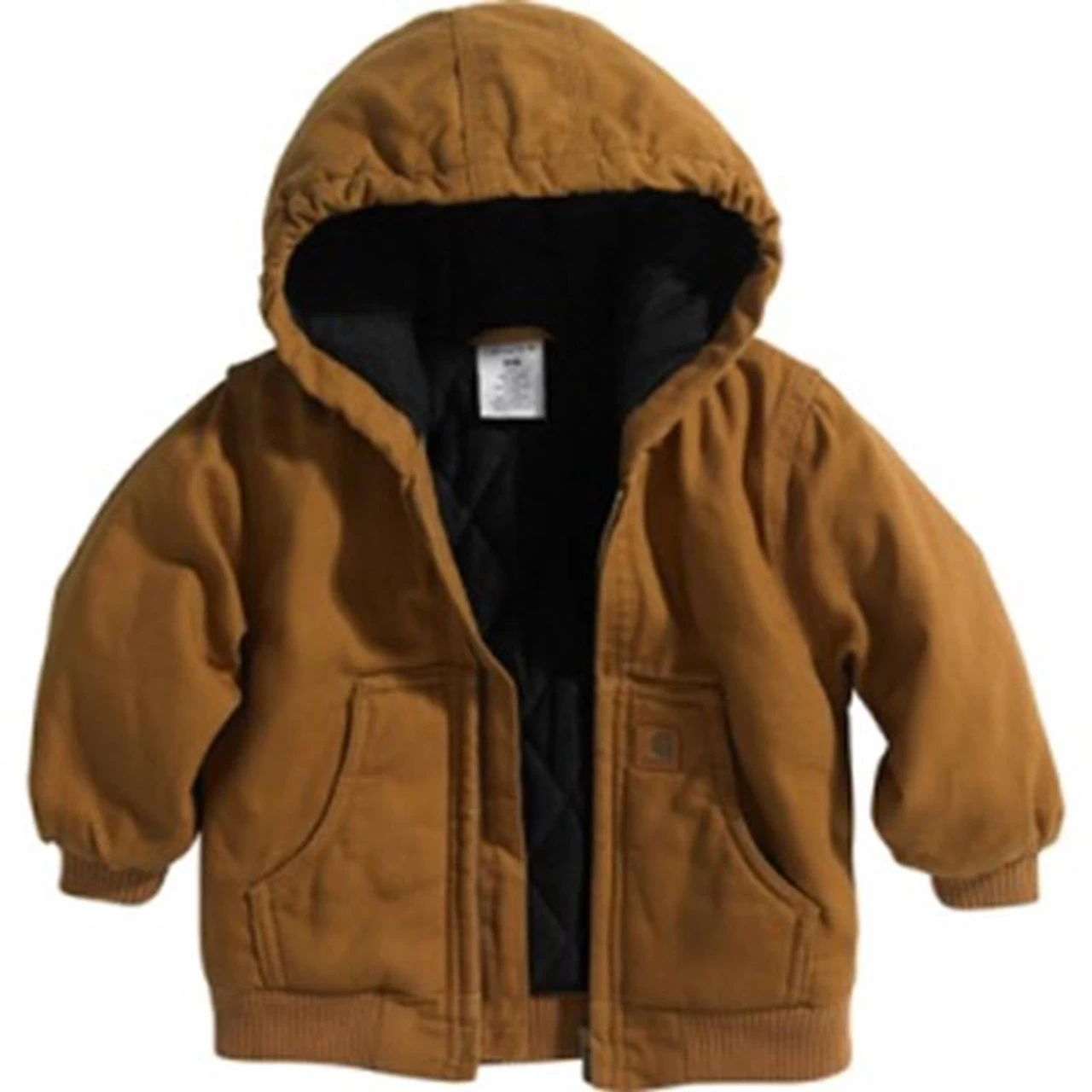 Carhartt - Infant Boy's Active Duck Jacket - Brown 1 Carhartt - Infant Boy's Active Duck Jacket - Brown