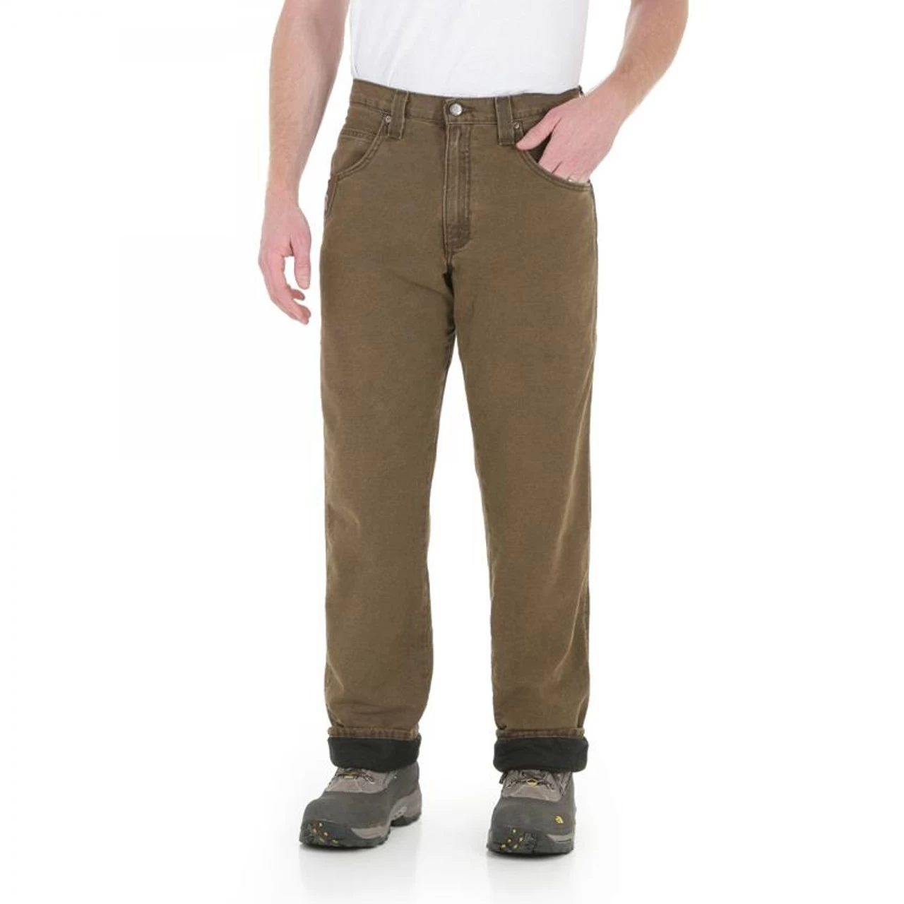 Wrangler- RIGGS WORKWEAR Lined Relaxed Fit Jean- Brown 1 Wrangler- RIGGS WORKWEAR Lined Relaxed Fit Jean- Brown