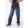 Rocky Mountain- Cinch White Label Slim Jeans- Dark Stonewash Denim