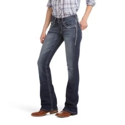 Ariat Womens R.E.A.L. Mid Rise Stretch Entwined Bootcut Jean -Comprehensive Shop P1694905 3 70748.1691162395