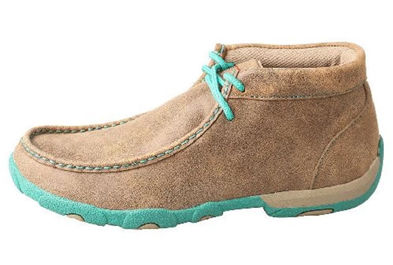 Twisted X Womens Turquoise Chukka Driving Moc 5 Twisted X Womens Turquoise Chukka Driving Moc - Image 5