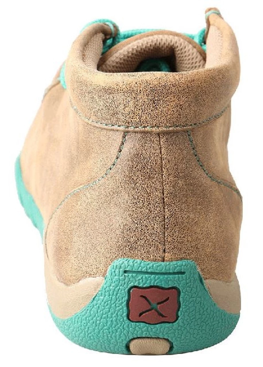 Twisted X Womens Turquoise Chukka Driving Moc 3 Twisted X Womens Turquoise Chukka Driving Moc - Image 3