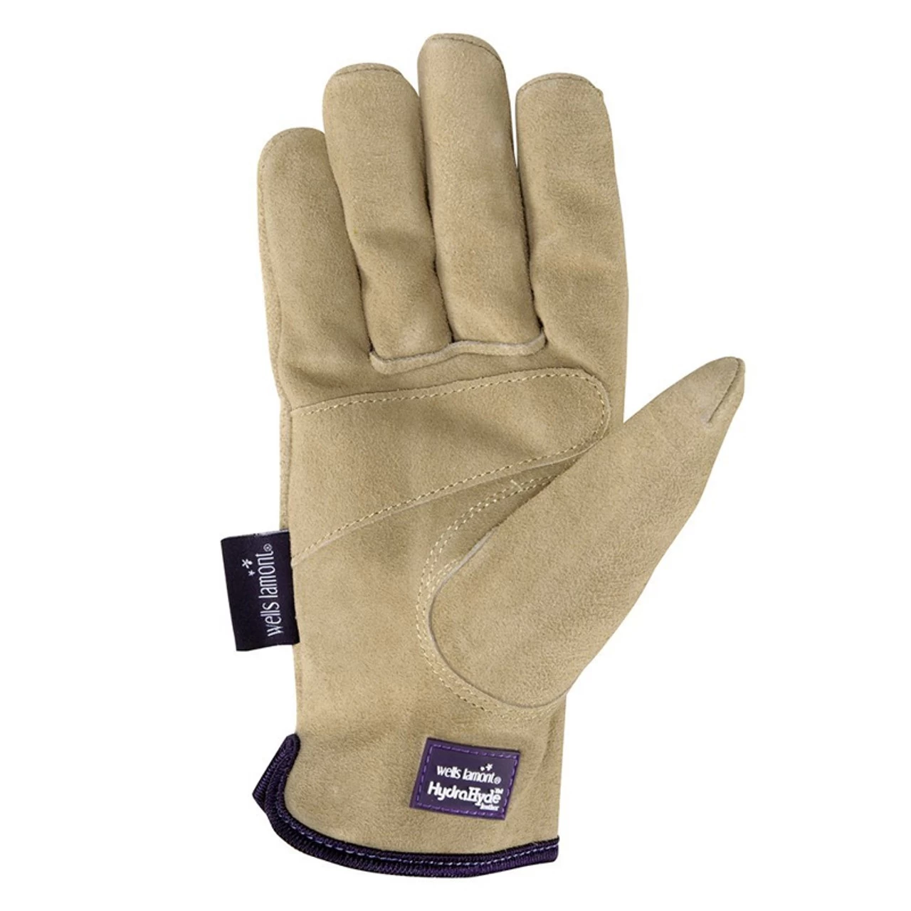Wells Lamont - Womens HydraHyde Slip-On Leather Work Gloves 2 Wells Lamont - Womens HydraHyde Slip-On Leather Work Gloves - Image 2