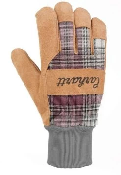 Carhartt Womens Insulated Suede Knit Cuff Work Glove