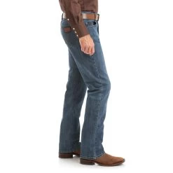 Wrangler Mens 20X Stone Blue Slim Fit Competition Jean -Comprehensive Shop P2085075 3 70543.1630603615