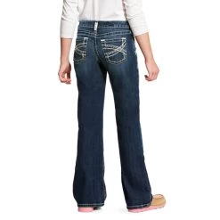 Ariat Girls R.E.A.L. Dresden Entwined Boot Cut Jeans