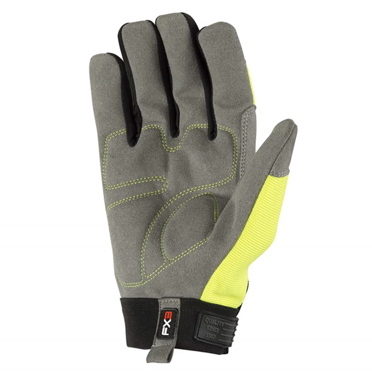 Wells Lamont FX3 Extreme Dexterity H-Viz Fluorescent Work Gloves 2 Wells Lamont FX3 Extreme Dexterity H-Viz Fluorescent Work Gloves - Image 2