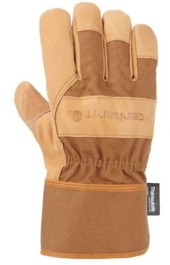 Carhartt Insulated Grain Leather Safety Cuff Work Glove