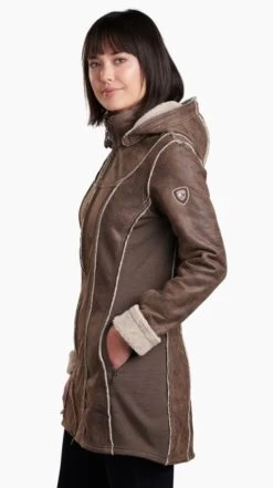 Kuhl Womens Dani Sherpa Trench Coat