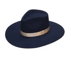 Twister Womens Navy Felt Hat