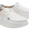 Hey Dude Ladies Wendy Boho White Crochet