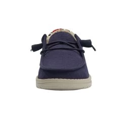 Hey Dude Womens Wendy Funk Chambray Navy Casual Shoes -Comprehensive Shop P2336880 03 33898.1630089223