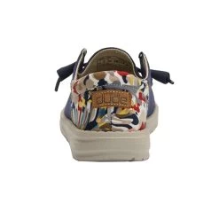 Hey Dude Womens Wendy Funk Chambray Navy Casual Shoes -Comprehensive Shop P2336880 04 95358.1630089223