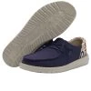 Hey Dude Womens Wendy Funk Chambray Navy Casual Shoes