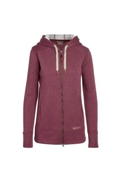 Noble Outfitters Womens Water Resistant Tug Free Full Zip Hoodie