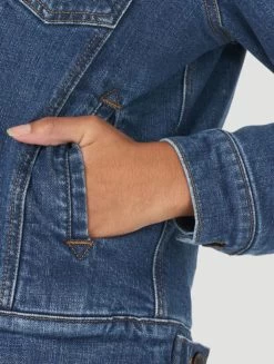 Wrangler Womens Retro Sherpa Lined Western Denim Jacket - LWJ320D 7 Wrangler Womens Retro Sherpa Lined Western Denim Jacket - LWJ320D -Comprehensive Shop P2358450 4 92103.1636417211