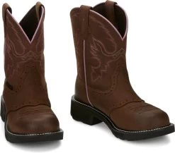 Justin Womens Wanette Steel Round Toe Boot