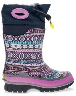 Western Chief Kids Fair Isle Winterprene Neoprene Mid Boot - 24104417B