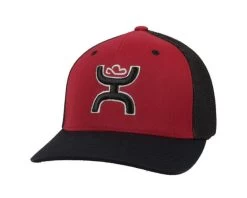 Hooey Men's Coach Flexfit Maroon Cap