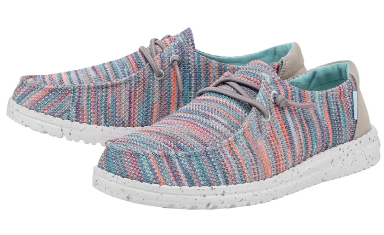 Hey Dude Ladies Wendy Sox- Sunset Pink 1 Hey Dude Ladies Wendy Sox- Sunset Pink