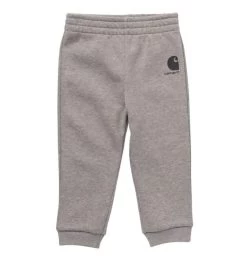 Carhartt Boys Heather Grey Loose Fit Fleece Sweatpants