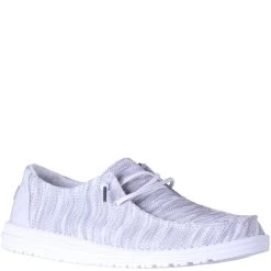 Hey Dude Ladies Wendy Sox Glacier Grey Shoes