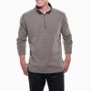 Kuhl Mens Oatmeal 1/4 Zip Sweater Pullover