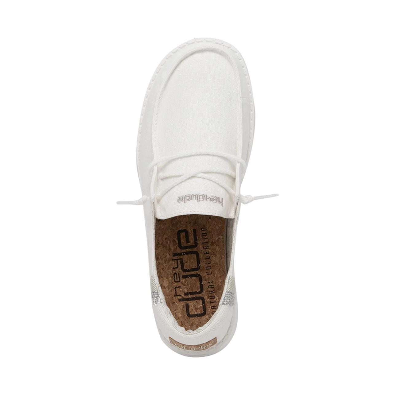 Hey Dude Womens Wendy Natural White Shoes 1 Hey Dude Womens Wendy Natural White Shoes