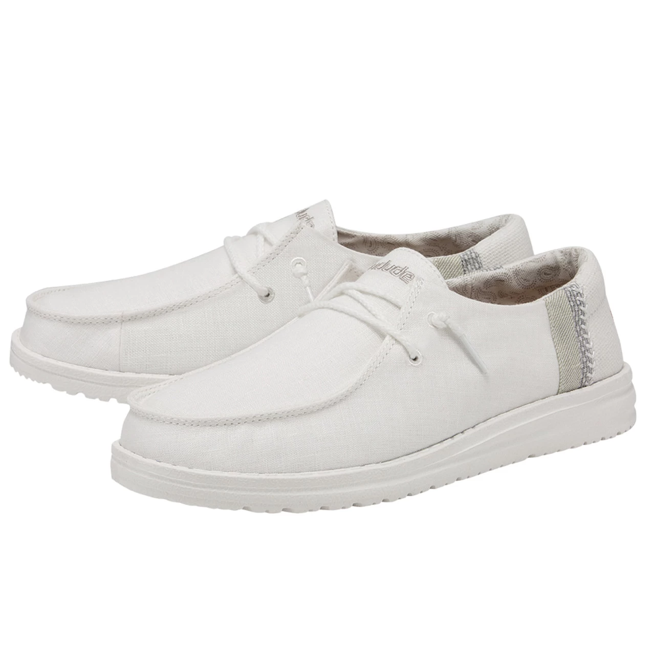 Hey Dude Womens Wendy Natural White Shoes 5 Hey Dude Womens Wendy Natural White Shoes - Image 5