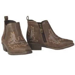 Ariat Girls Brown Mya Dixon Ankle Boots