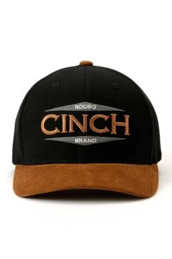 Cinch Brown & Black Logo Rodeo FlexFit Baseball Cap