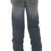 Wrangler Toddler Boys Retro Bozeman Dark Wash Slim Fit Straight Leg Stretch Jeans