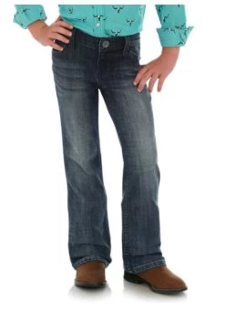 Wrangler Girls Everyday Mid-Rise Boot Jeans