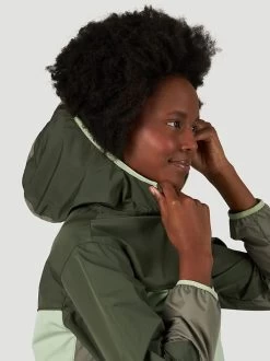 Wrangler Womens Olive ATG Windbreaker -Comprehensive Shop P2519835 4 24059.1650394165