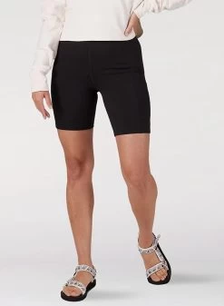 Wrangler Womens Black ATG Compression Shorts