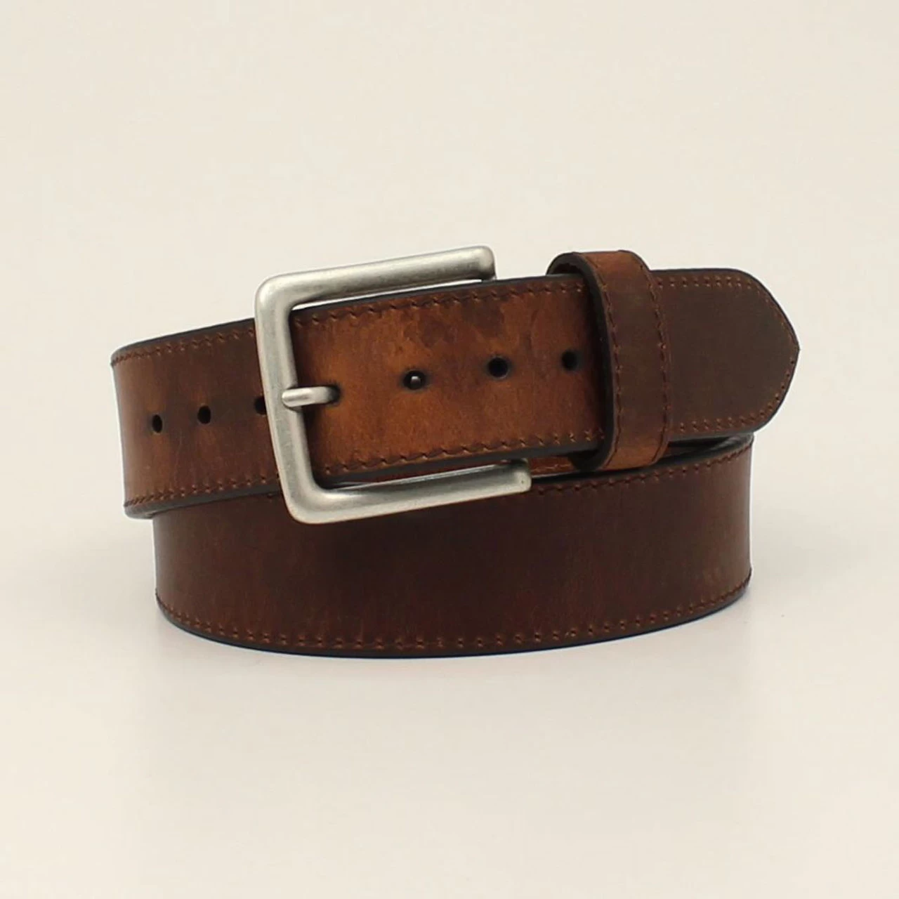 Nocona Mens HDX Brown Genuine Leather Belt 1 Nocona Mens HDX Brown Genuine Leather Belt