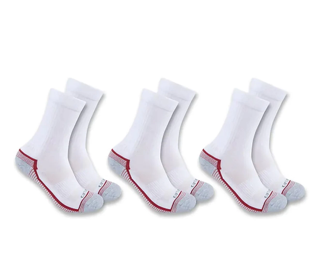 Carhartt Force Womens Midweight Crew Sock - 3 Pack 1 Carhartt Force Womens Midweight Crew Sock - 3 Pack