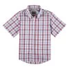 Wrangler Boy's Riata Red/Blue Button Up Short Sleeve Shirt