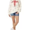 Wrangler Womens Reto Boot Graphic Hoodie In White