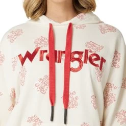 Wrangler Womens Reto Boot Graphic Hoodie In White 8 Wrangler Womens Reto Boot Graphic Hoodie In White -Comprehensive Shop P2625040 4 69195.1675203618