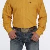 Cinch Mens Gold Check Long Sleeve Western Shirt