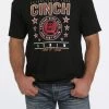 Cinch Mens Black Tried & True Short Sleeve Tee