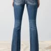 Miss Me Womens Sky Aztec Thunderbird Bootcut Jeans
