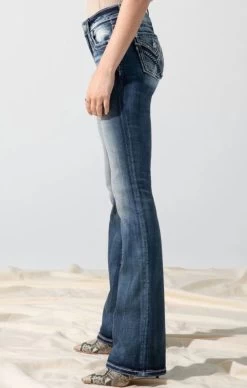 Miss Me Womens Braided Border Bootcut Jean -Comprehensive Shop P2657625 3 44149.1668090349
